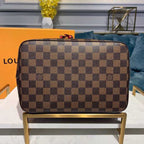 Louis Vuitton Neo Noe BB Bucket Bag 26cm Damier Ebene Canvas Spring/Summer Collection N40214, Cherry Berry
