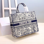 Christian Dior Blue Handle Bag 42cm