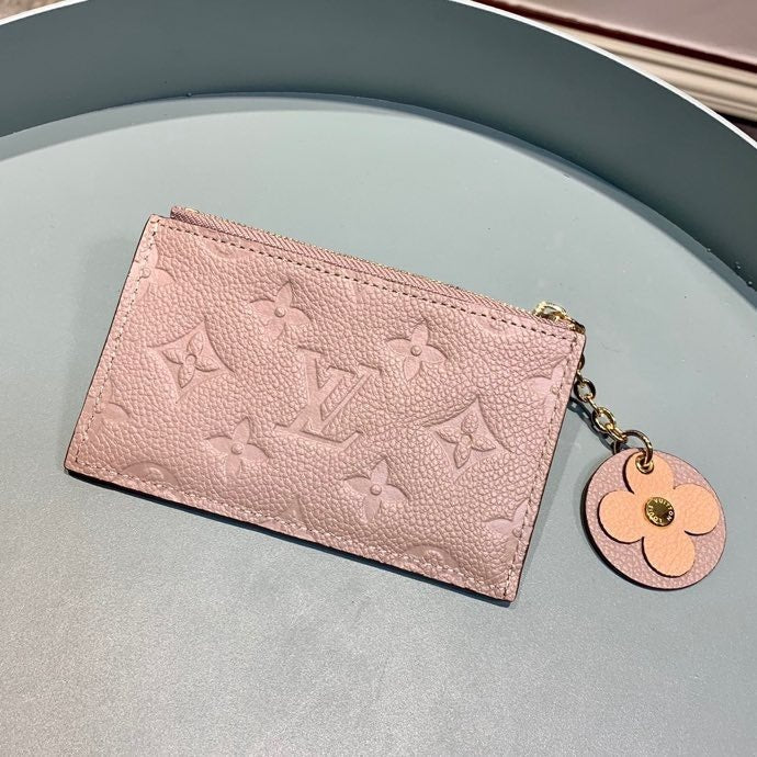 Louis Vuitton Zipped Card Holder 13cm Pink