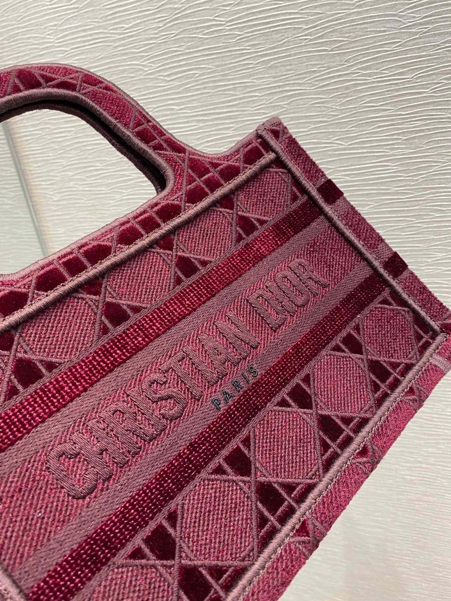 Christian Dior Red Mini Handle Bag 23cm