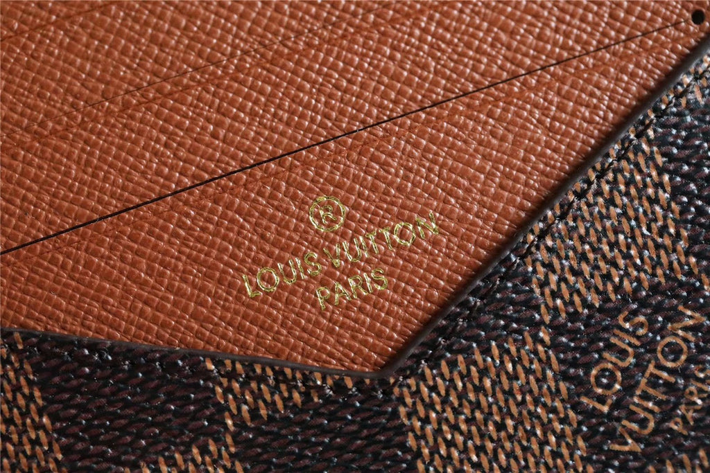 Louis Vuitton ID Card Holder Damier Graphite Canvas Brown For Men, Men’s Wallet 13cm LV N60378