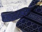 Christian Dior Blue Handle Bag 24cm