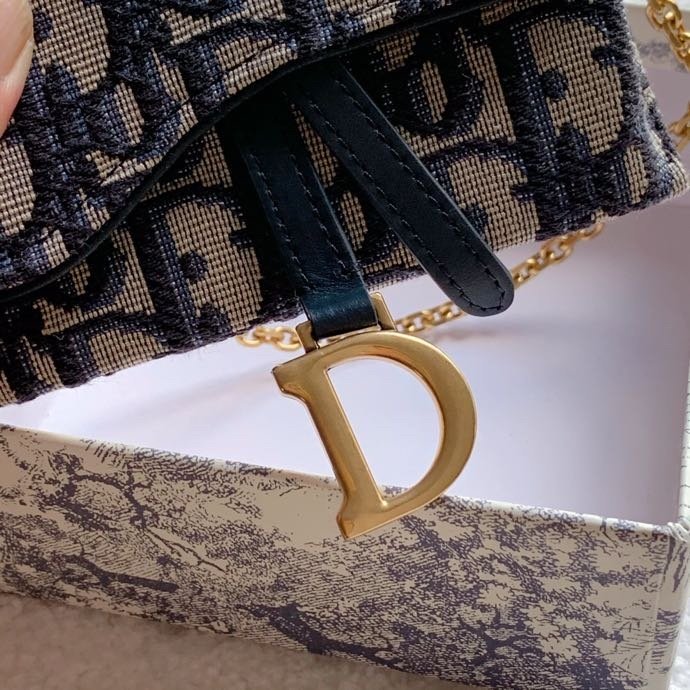 Christian Dior Crossbody Brown Bag 12cm