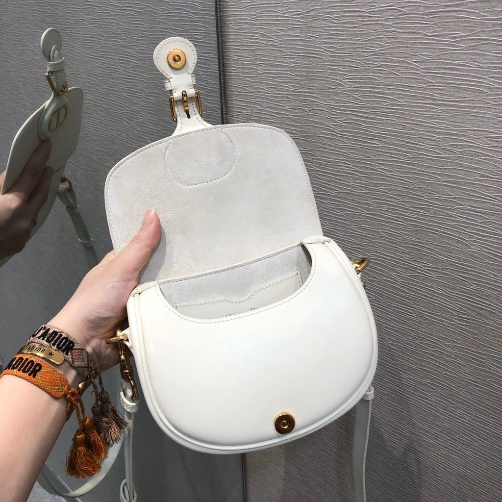 Christian Dior White Mini Crossbody Bag 18cm