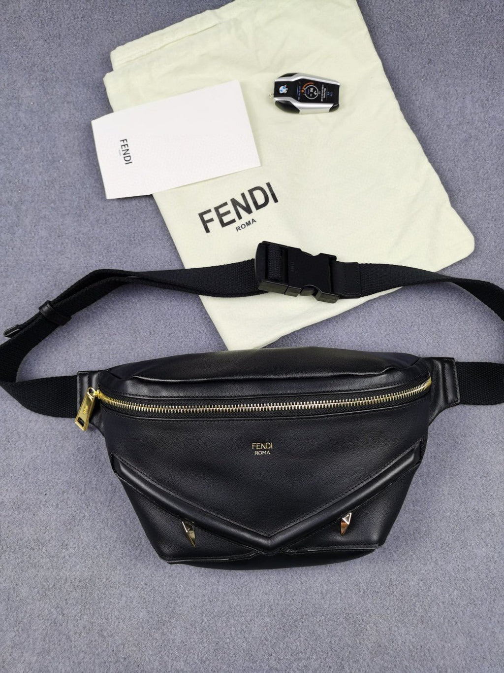 Fendi Belt Bag 18cm Black