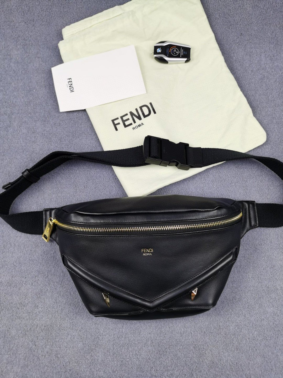 Fendi Belt Bag 18cm Black