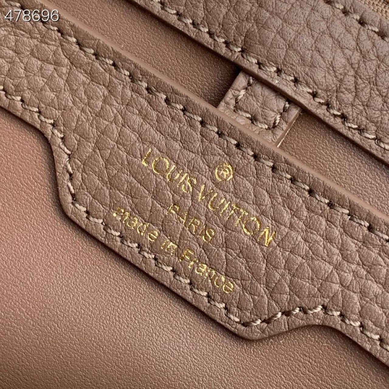 Louis Vuitton Woven Capucines Python Handle Bag 31cm Taurillon Leather Spring/Summer Collection N92802 Pebble