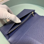 Louis Vuitton Monogram Wallet 10cm Blue