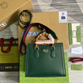 Gucci Diana Medium Tote Bag Green For Women, Women’s Bags 11in/27cm GG ‎