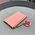 Louis Vuitton Zipped Card Holder 13cm Pink
