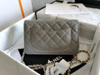 Chanel Mini Flapbag 19cm Grey