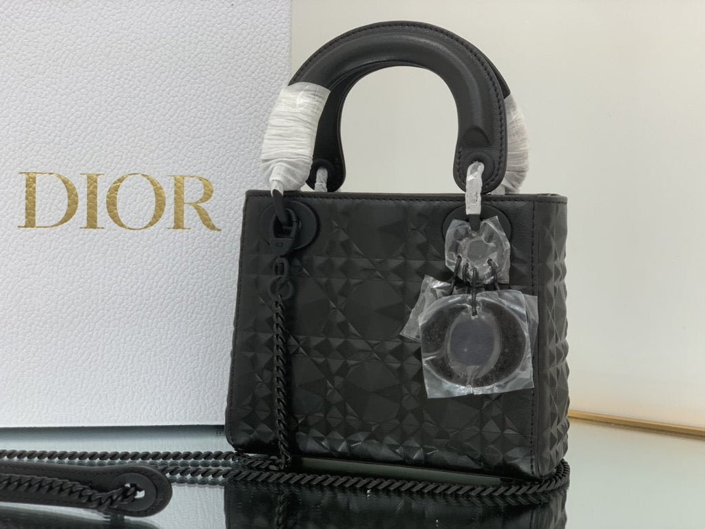 Christian Dior Mini Lady Bag 17cm Black