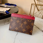 Louis Vuitton Porte-Carte Zippe 13cm Brown