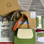 Gucci Blondie Mini Bag White For Women, Women’s Bags 8.7in/22cm
