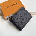 Louis Vuitton Monogram Empreinte Wallet 12cm Black
