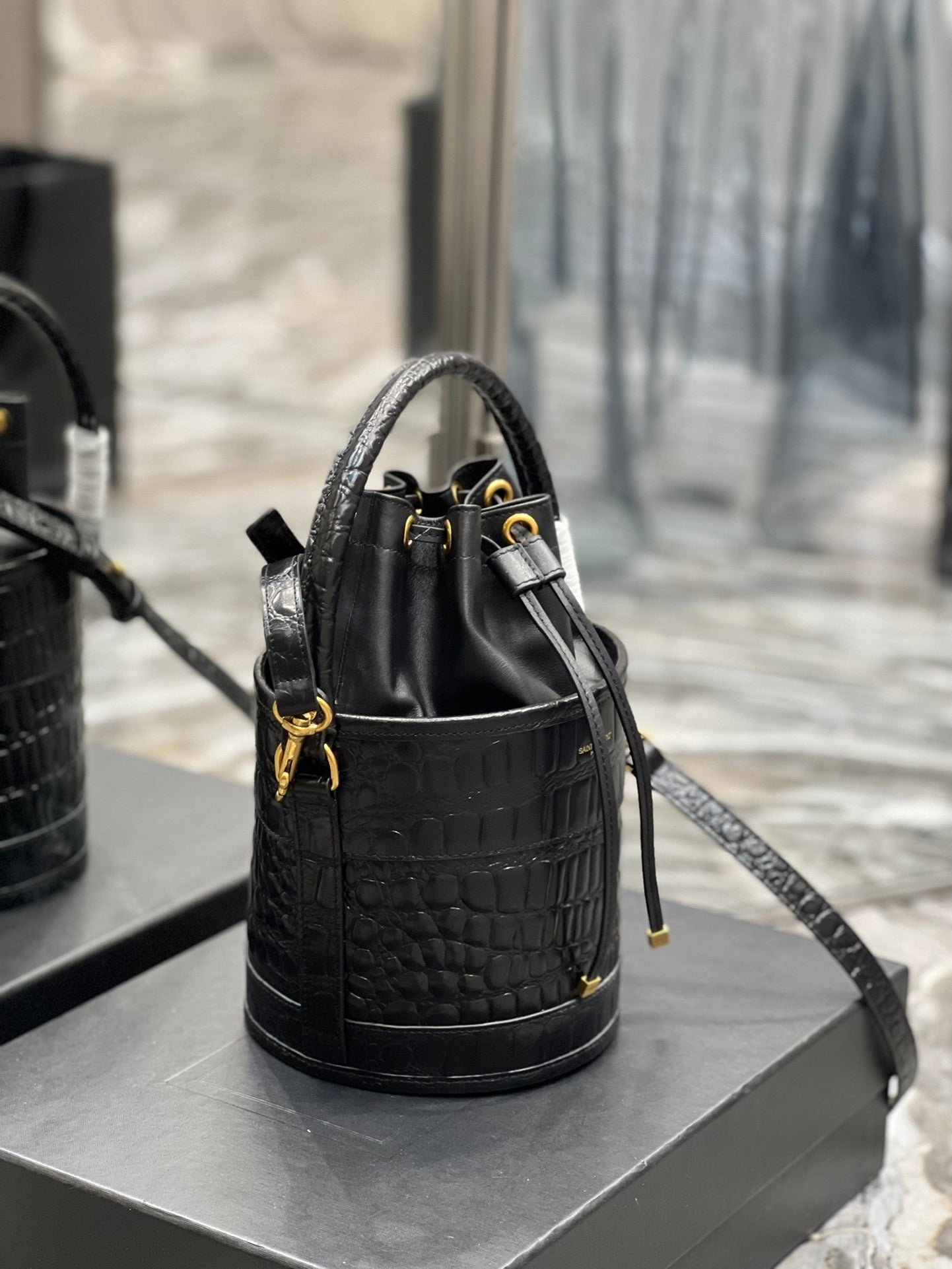 Saint Laurent Bahia Bucket Bag 25cm