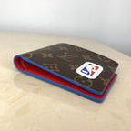 Louis Vuitton Monogram Wallet 12cm Brown
