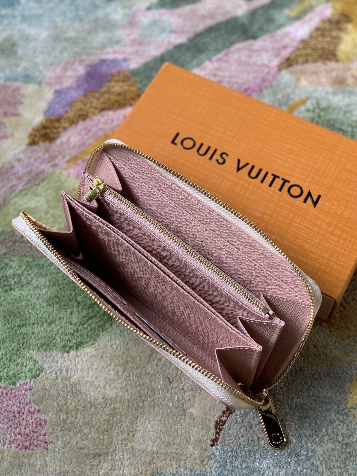 Louis Vuitton Monogram Empreinte Wallet 20cm Purple