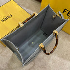 Fendi Tote Bag 35cm Grey