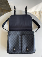 Louis Vuitton Christopher Messenger Bag Damier Graphite 33cm