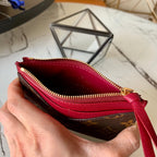 Louis Vuitton Porte-Carte Zippe 13cm Brown