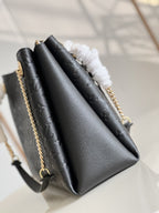 Louis Vuitton Black Monogram Canvas Surene MM Bag 36cm Black