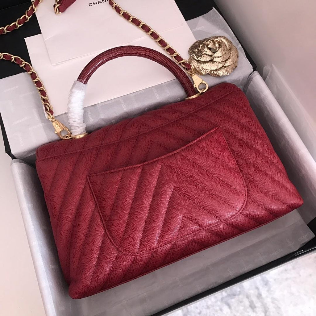 Chanel Handbag 28cm Red