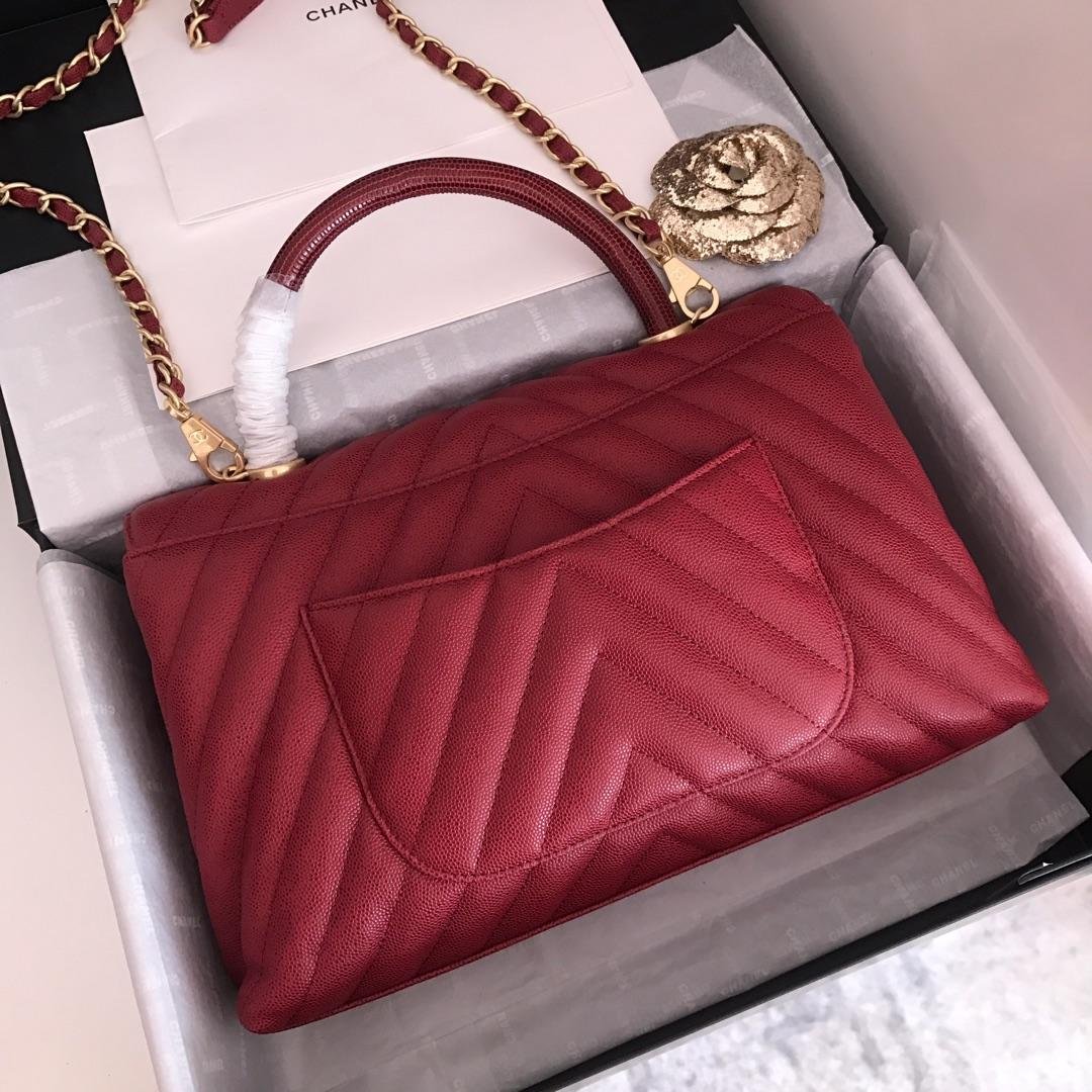Chanel Handbag 28cm Red