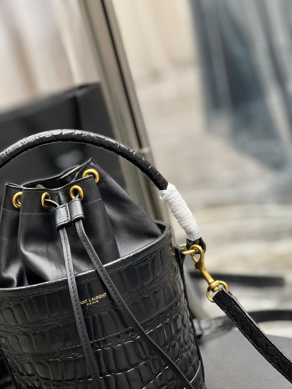 Saint Laurent Bahia Bucket Bag 25cm