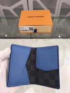 Louis Vuitton Damier Wallet 7cm Black