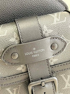 Louis Vuitton Saumur Sling Bag 18cm Black