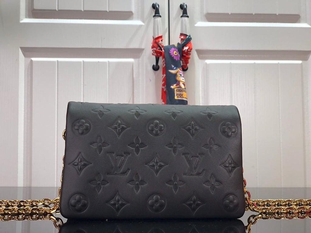 Louis Vuitton POCHETTE COUSSIN 20cm Black