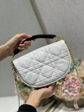 Christian Dior Small Vibe Hobo Bag 20cm White