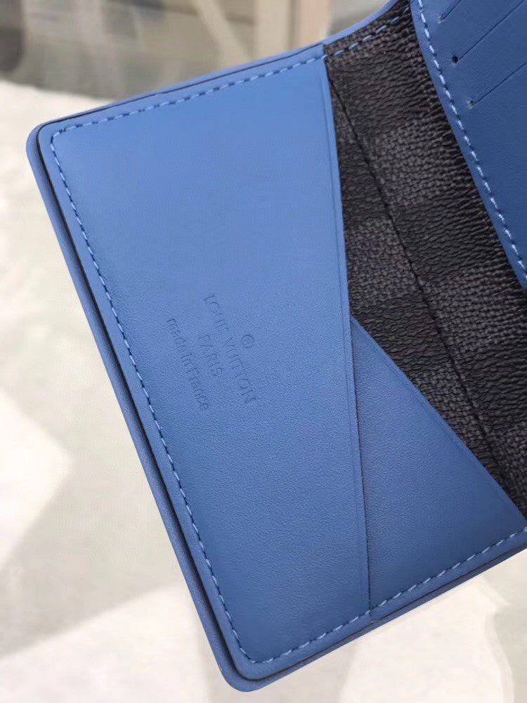 Louis Vuitton Damier Wallet 7cm Black