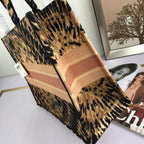 Dior book tote with dioramour graffitiLatte Multicolor Dioramour Graffiti Embroidery