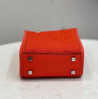 Fendi Mini Sunshine Shopper 18cm Red