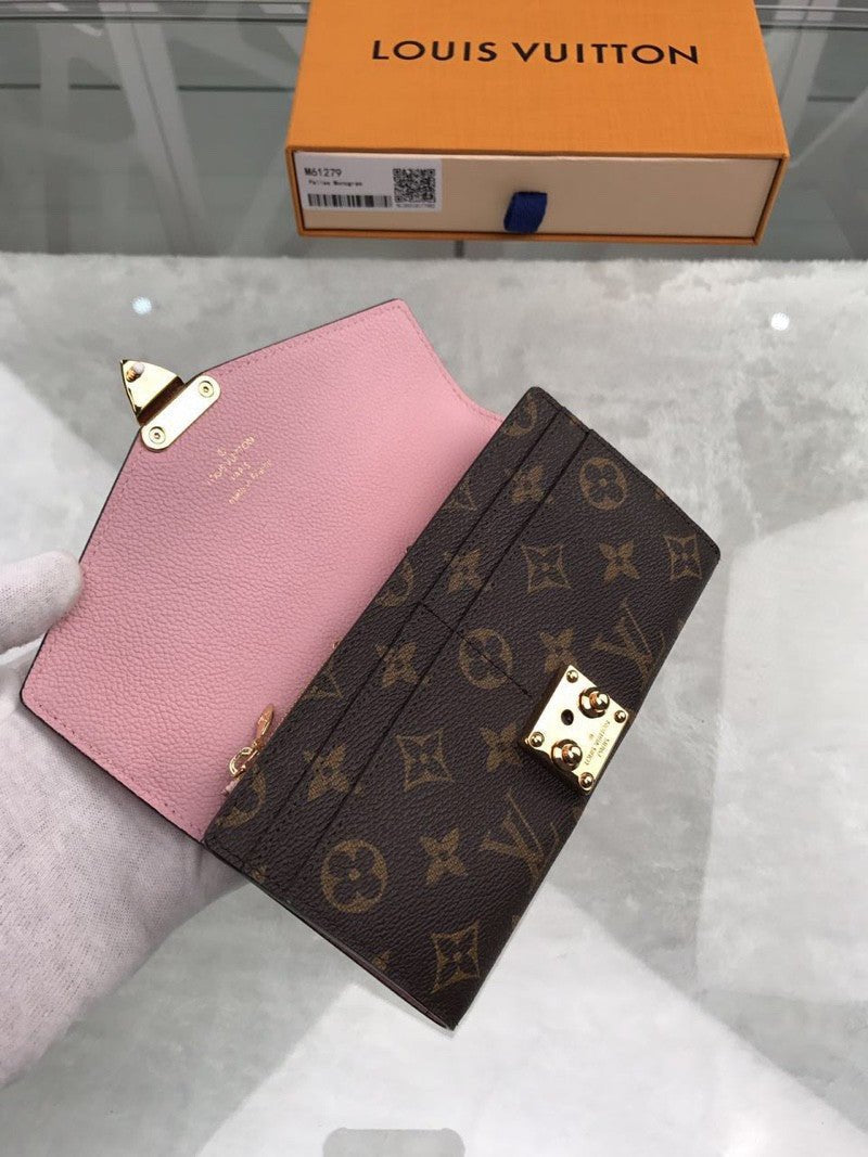 Louis Vuitton Monogram Wallet 19cm Brown