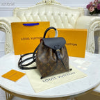 Louis Vuitton Montsouris BB Bag Monogram Canvas Spring/Summer Collection M44502 Brown/Black