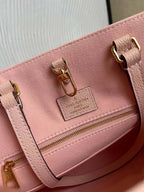 Louis Vuitton By The Pool OnTheGo MM Bag 35cm Monogram Empreinte Canvas Leather Spring/Summer Collection M45717 Rosebud