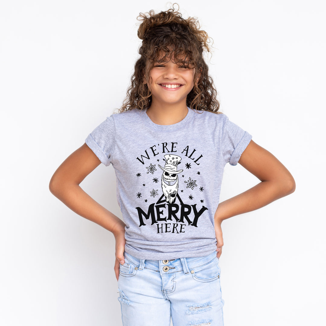 We're All Merry Here Youth Tee