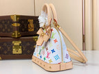 LV x TM Monogram Multicolor Alma BB White M53152 23.5 x 17.5 x 11.5 cm