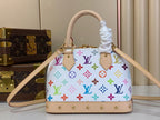 LV x TM Monogram Multicolor Alma BB White M53152 23.5 x 17.5 x 11.5 cm