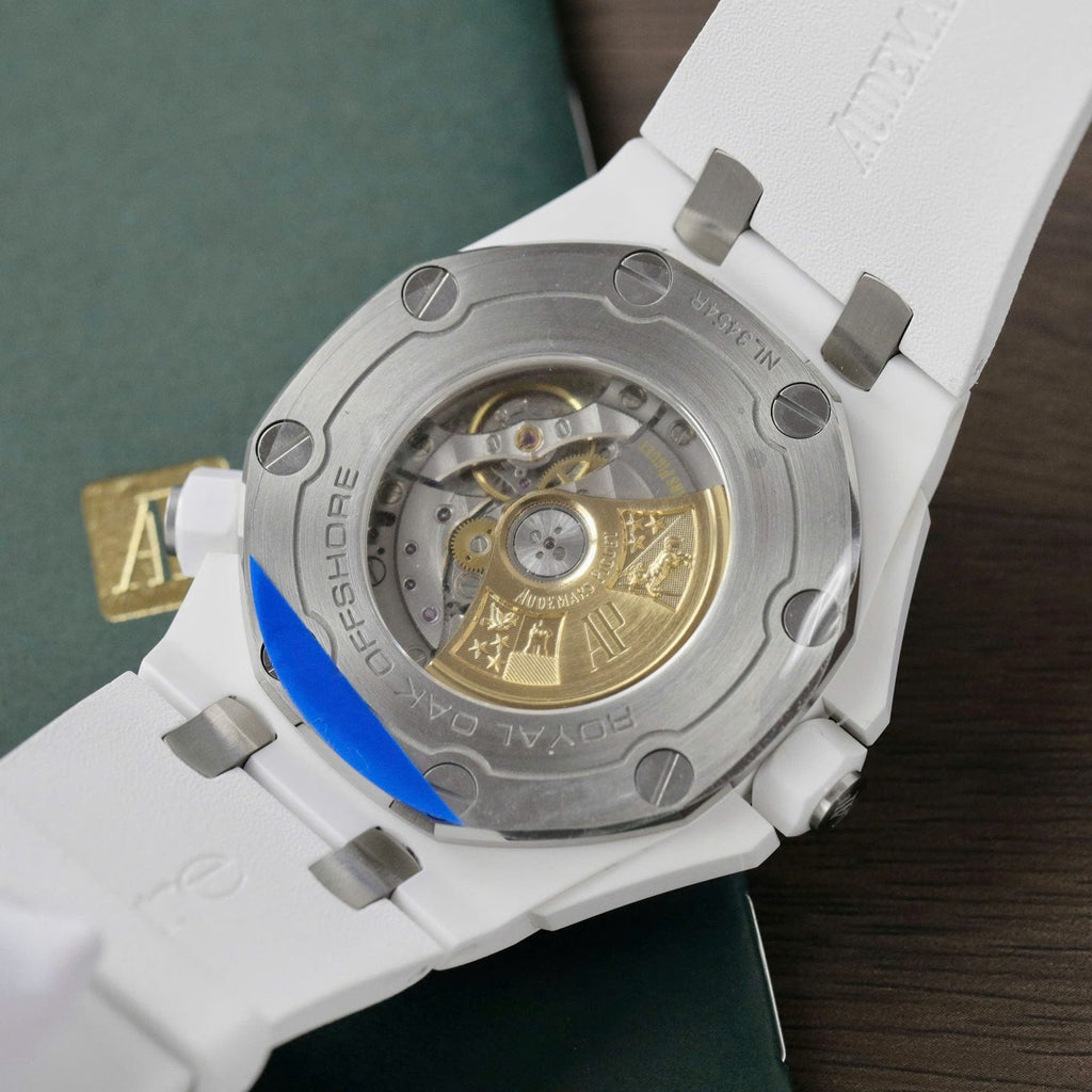 Audemars Piguet Royal Oak Offshore 15707CB White Ceramic Watch 42mm