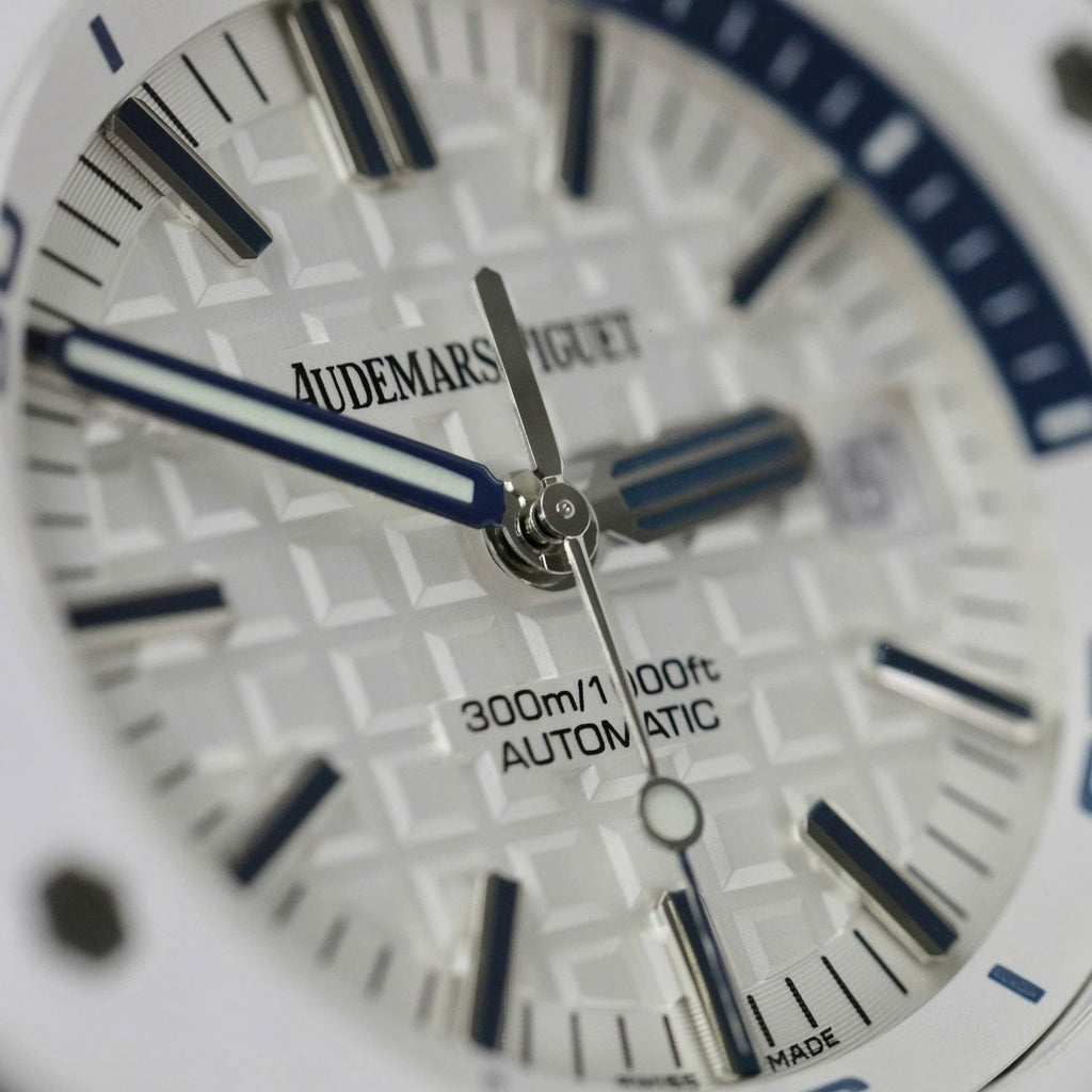 Audemars Piguet Royal Oak Offshore 15707CB White Ceramic Watch 42mm