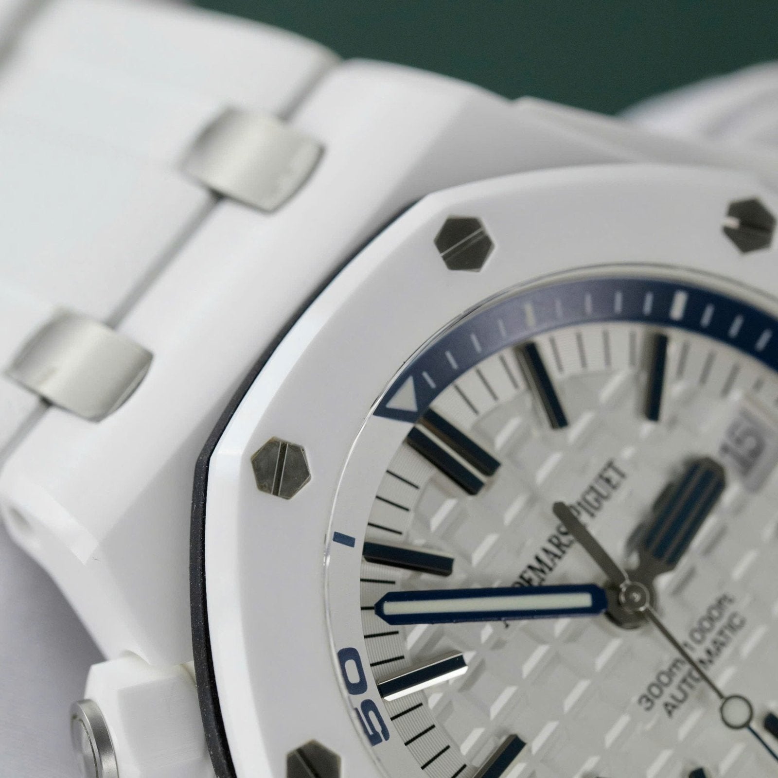 Audemars Piguet Royal Oak Offshore 15707CB White Ceramic Watch 42mm