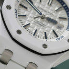 Audemars Piguet Royal Oak Offshore 15707CB White Ceramic Watch 42mm