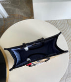 Louis Vuitton OnTheGo MM Bag 42cm Raffia/Cowhide Leather Spring/Summer Collection M57644, Black