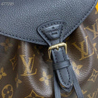 Louis Vuitton Montsouris BB Bag Monogram Canvas Spring/Summer Collection M44502 Brown/Black