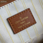 Louis Vuitton OnTheGo MM Bag 35cm Raffia/Cowhide Leather Spring/Summer Collection M57707 Tan