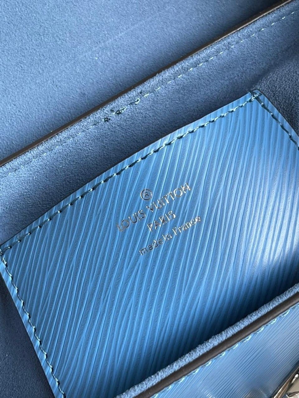 Louis Vuitton Twist MM Bag 23cm Epi Canvas Leather Spring/Summer Collection M57505 Blue
